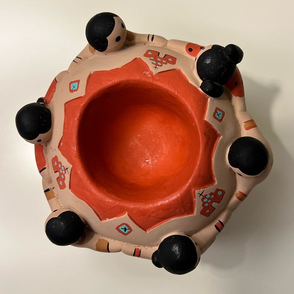 1989 Teissedre Friendship Pot with 6 Children signed - Picture 4 of 6